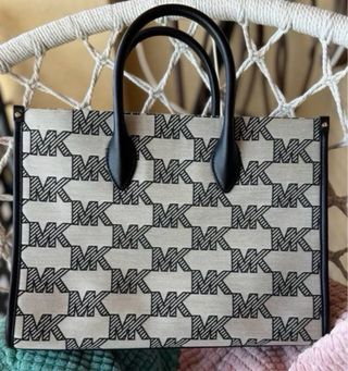 Bolso Michael Kors Tote Beige y Negro