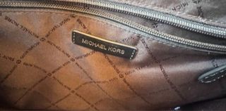 Bolso Michael Kors Tote Beige y Negro
