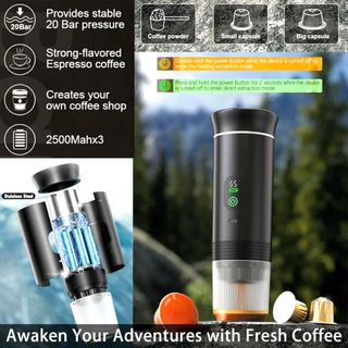 Macchina Caffè Portatile Elettrica