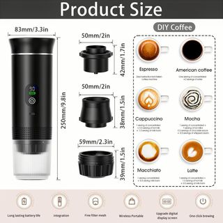 Macchina Caffè Portatile Elettrica