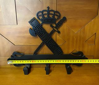 Percha Guardia Civil Negra