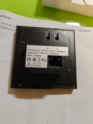 Panel Control Inteligente Central 4 Pulgadas