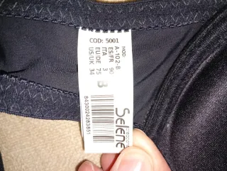 Sujetador Selene 90B Negro