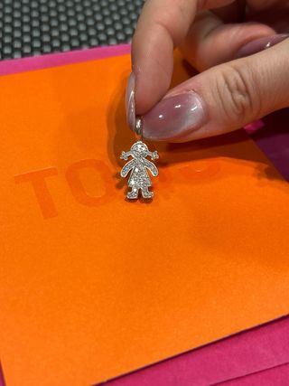 Colgante Tous niña plata diamantes
