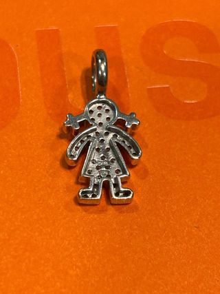 Colgante Tous niña plata diamantes