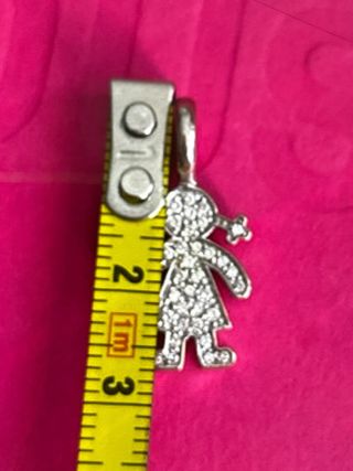 Colgante Tous niña plata diamantes