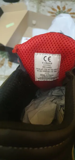 Scarpe antinfortunistiche U-Power nere