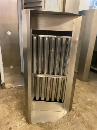 Campana extractora industrial acero inoxidable