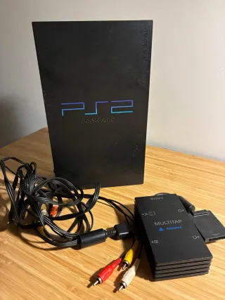 PlayStation 2 Negra + Multitap