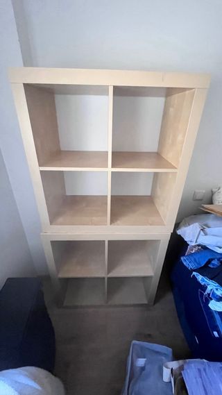 Estantería modular tipo Kallax madera