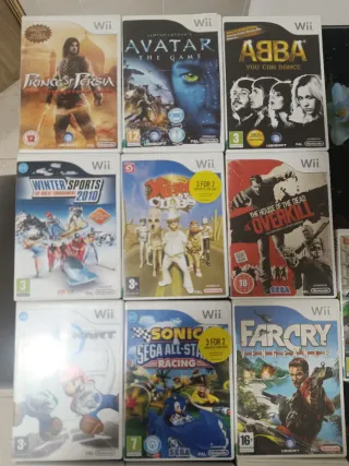 13 giochi di Wii Fit e un gioco con step sport