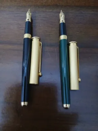 Set 2 Penne Stilografiche Iridium Point Vintage