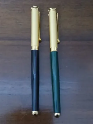 Set 2 Penne Stilografiche Iridium Point Vintage