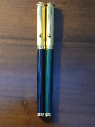 Set 2 Penne Stilografiche Iridium Point Vintage