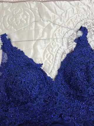 Vestido de fiesta azul