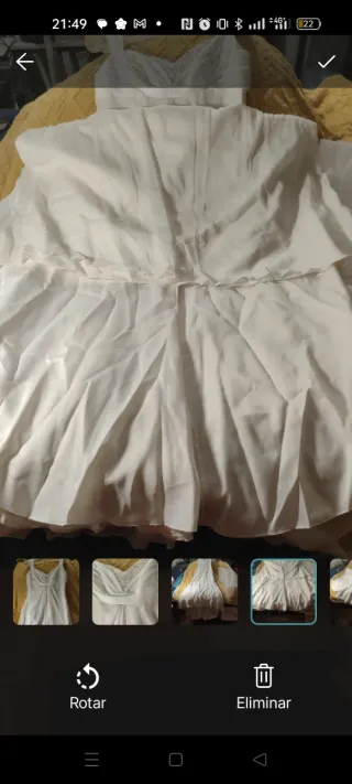 Vestido de Novia y Velo