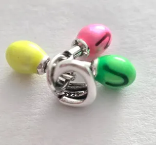 Charm Stranger Things Luces Plata para Pandora