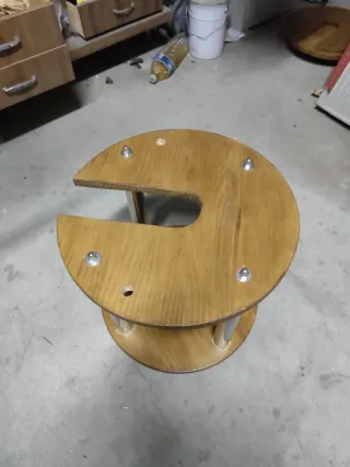 Mesa para sisa hecha a mano