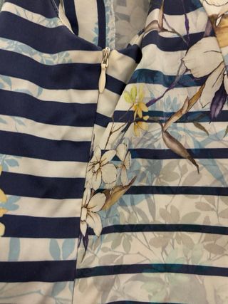 Vestito Nadine donna fantasia floreale righe