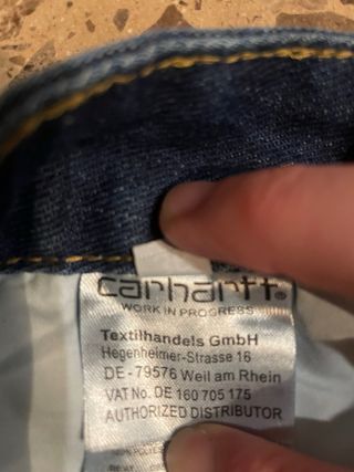 Pantalón Carhartt Azul