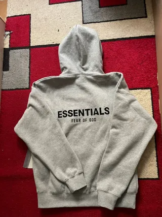 Sudadera Essentials Fear Of God Gris Talla M