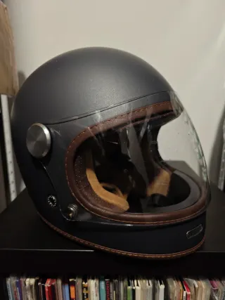 Casco Moto Bycity Roadster II Negro