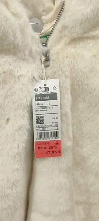 Chaquetón blanco