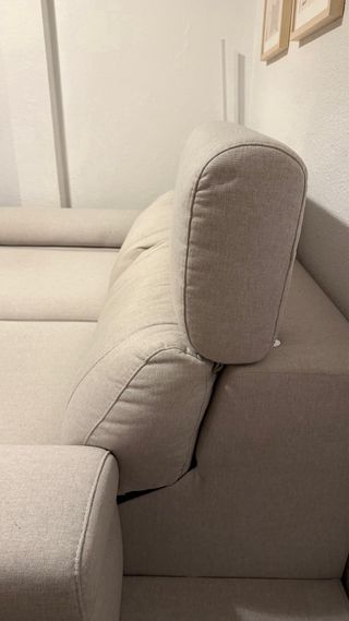 Sofá de 2-3 plazas con asientos extensibles