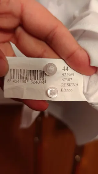 Camisa Blanca Boston 100% Algodón RegularFit T:44