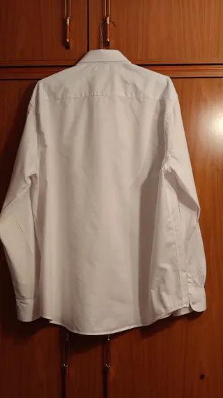 Camisa Blanca Boston 100% Algodón RegularFit T:44