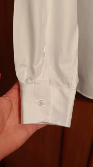 Camisa Blanca Boston 100% Algodón RegularFit T:44