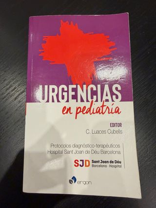 Libro urgencias pediatria. Medicina