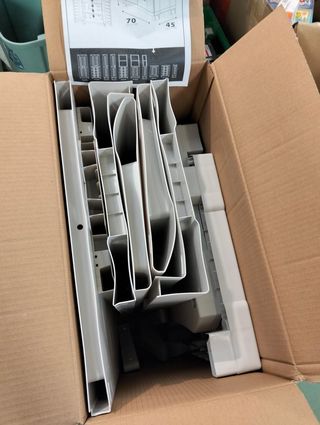 Armario de Resina PLASTIKEN 70 cm 2 Estantes Exterior