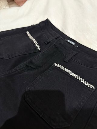 Pantalones Miss Bon pedrería Talla 36