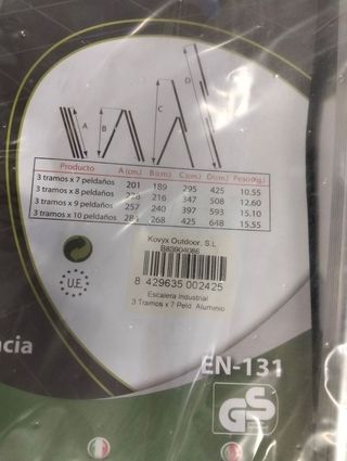 Escalera 3 en 1 transformable ROLAN 3x7