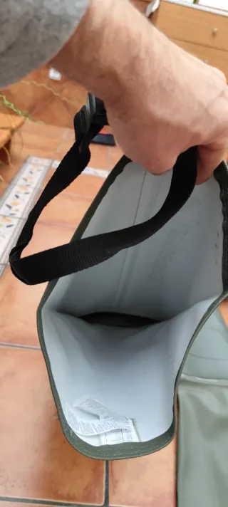 Botas de pesca altas verdes