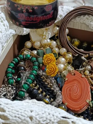 Lote Joyas Vintage Boho Desigual 22 Piezas