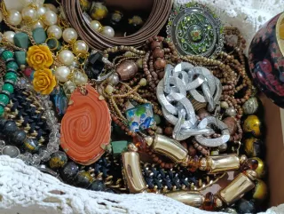 Lote Joyas Vintage Boho Desigual 22 Piezas