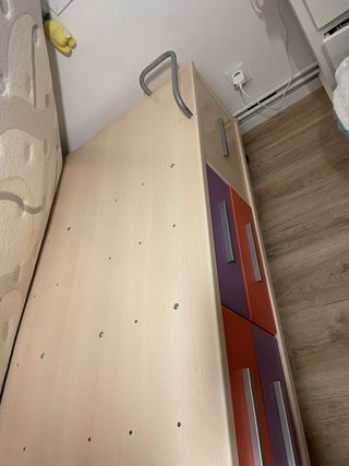 Cama 90x200cm con cajones