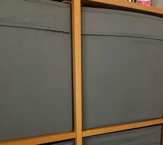 Cajas DRONA Ikea (2 grises, 7 negras)