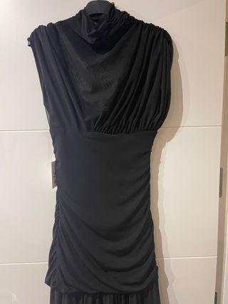 Vestido negro largo