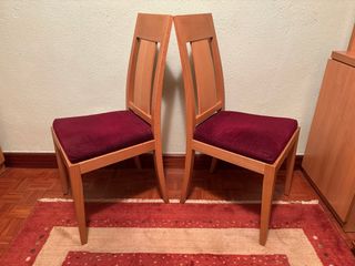 Sillas de comedor de madera