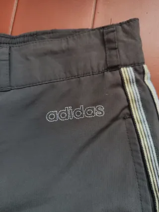 Pantalone Adidas 3/4 capri uomo grigio taglia M