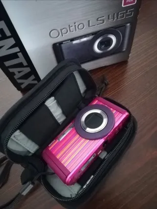 Cámara Pentax Optio LS465 Rosa