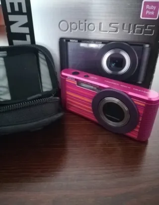 Cámara Pentax Optio LS465 Rosa