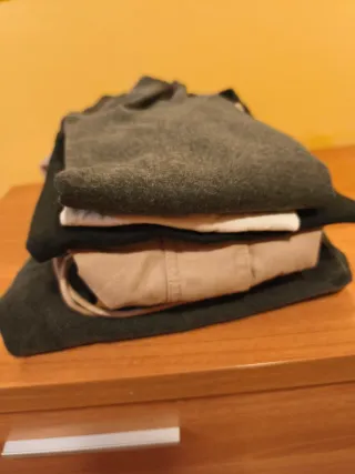 Lote Ropa Mujer Beige y Gris