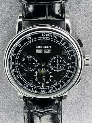 Reloj Automático Corgeut Calendario Perpetuo
