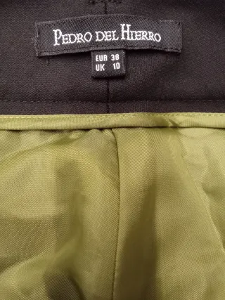 Pantalones rectos negros Talla M mujer