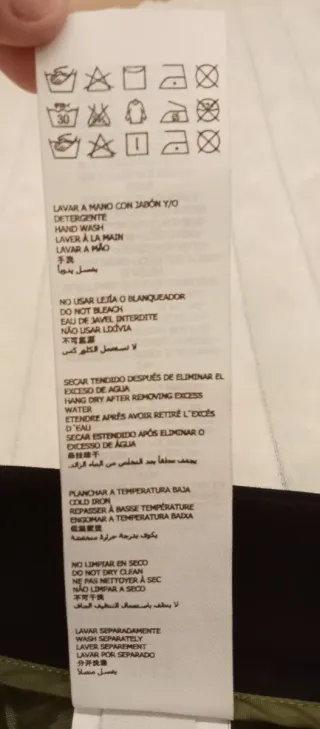 Pantalones rectos negros Talla M mujer