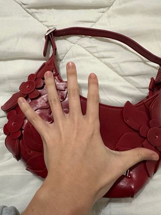 Bolso Desigual rojo flores